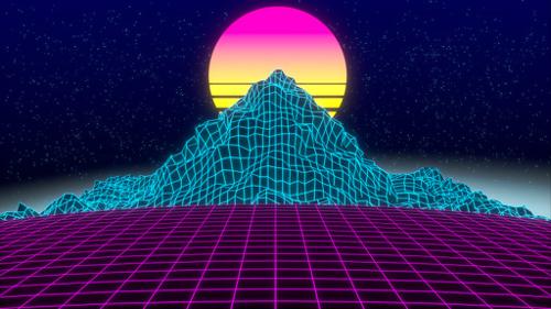 The Grid (80s Neon Landscape)  preview image